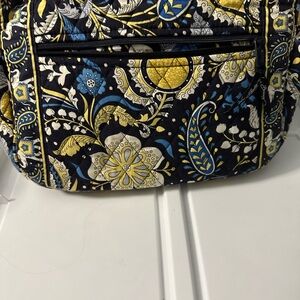 Vera Bradley Shoulder Bag with Matching Wallet in Ellie Blue